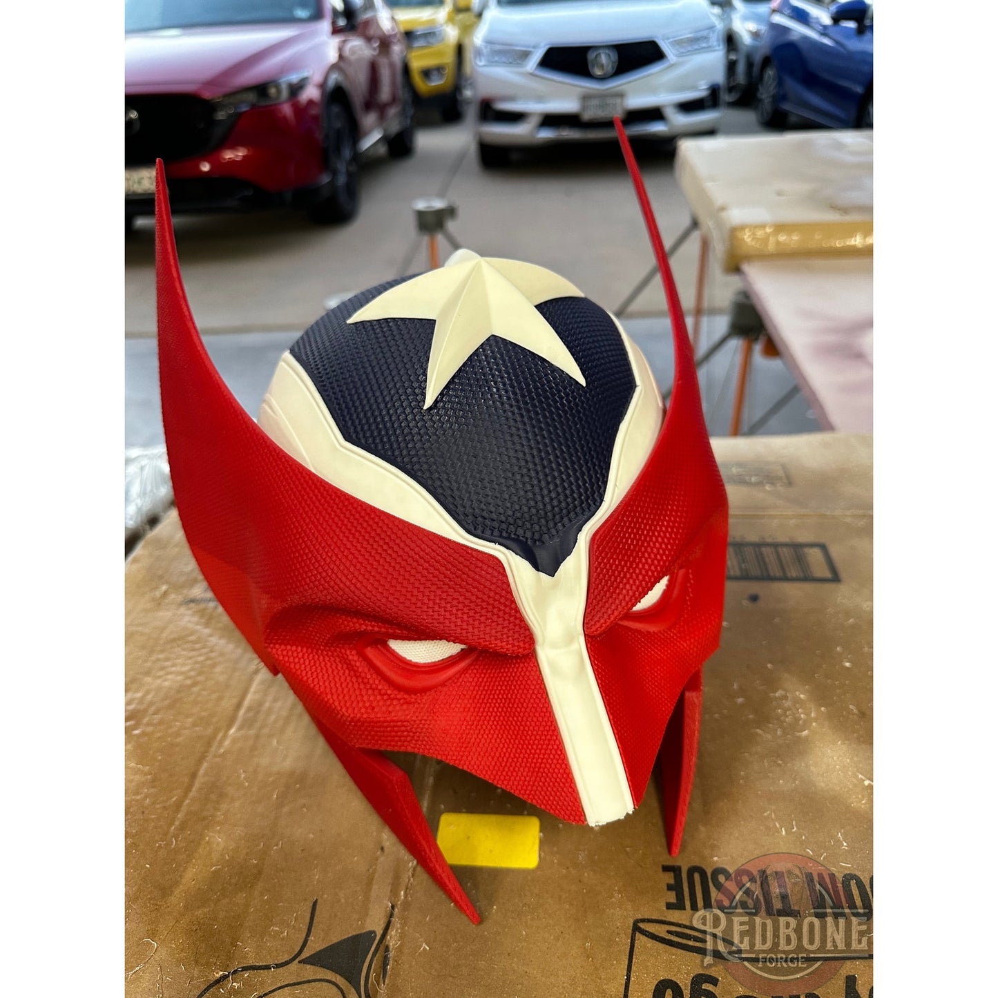 Custom Designed Mutant Cowl Helmet