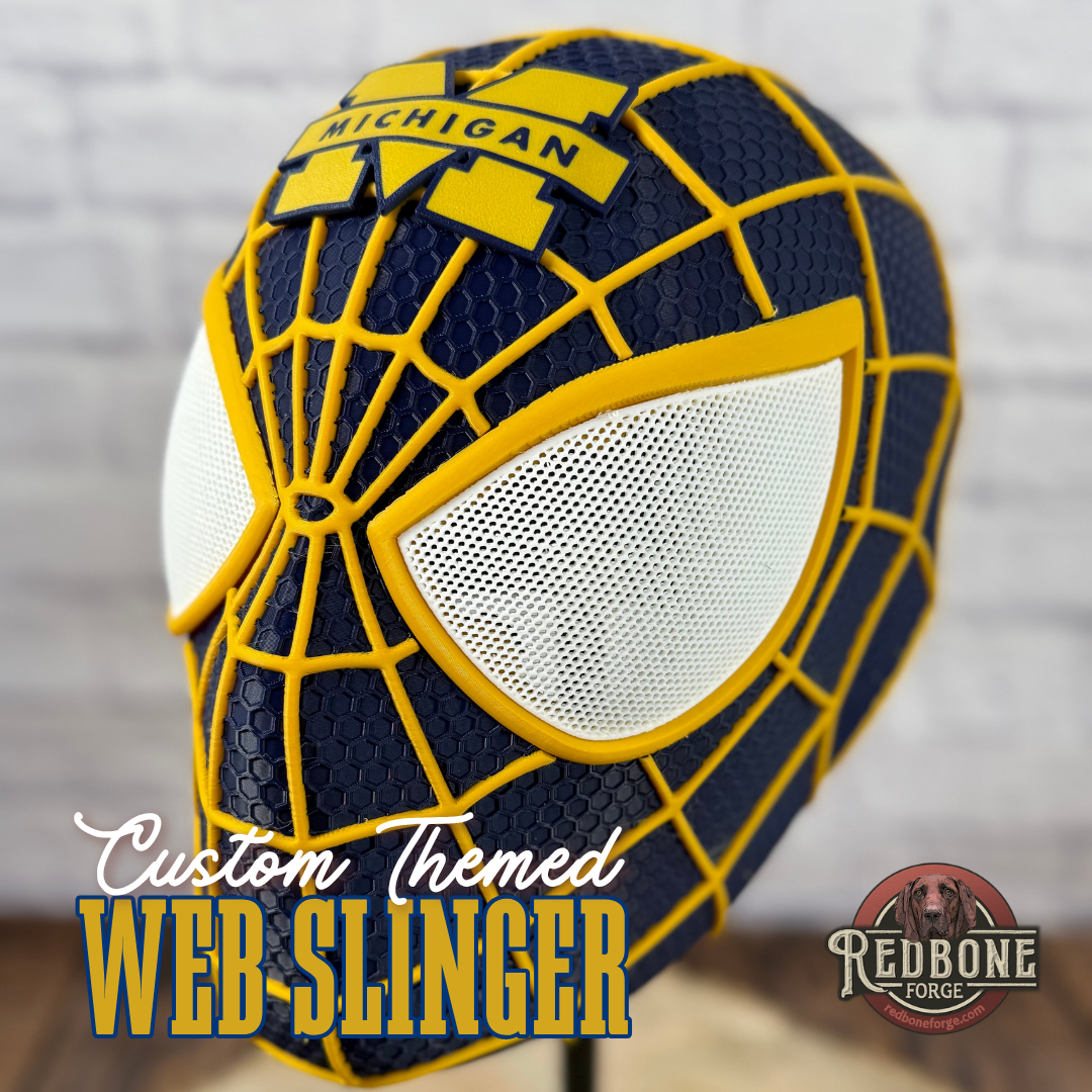 Custom Themed Web Slinger Mask