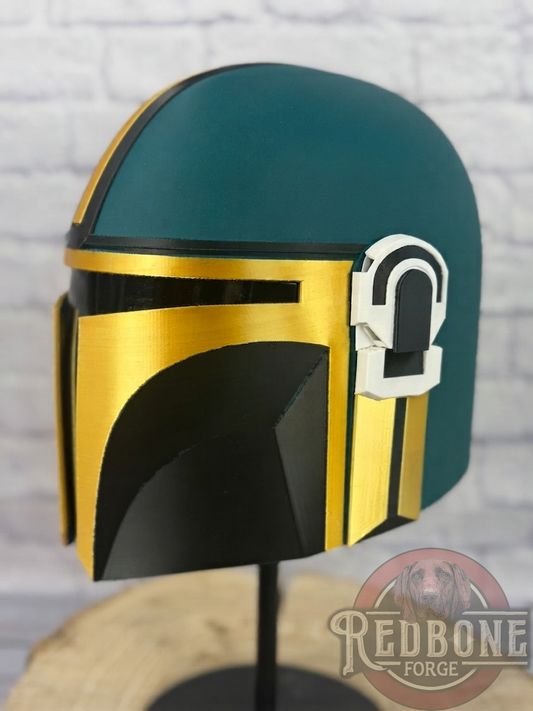 Custom Themed Bounty Hunder Wearable 3D Printed Helmet