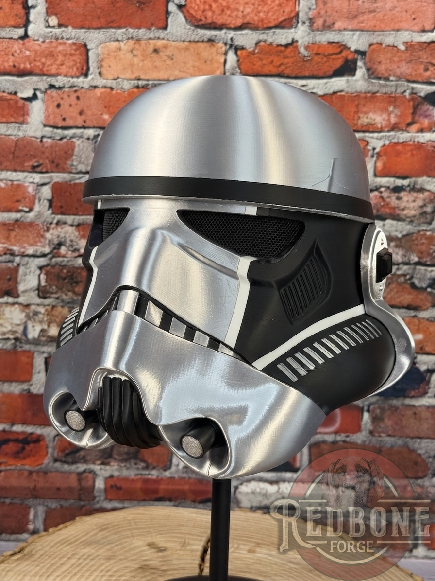 Custom Themed Space Trooper Wearable 3D Printed Helmet