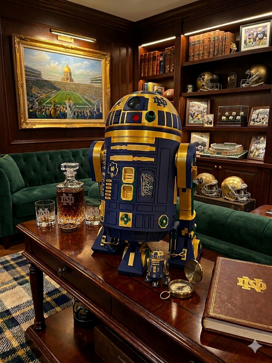Notre Dame Inspired R2 Fighting Irish Astromech Droid