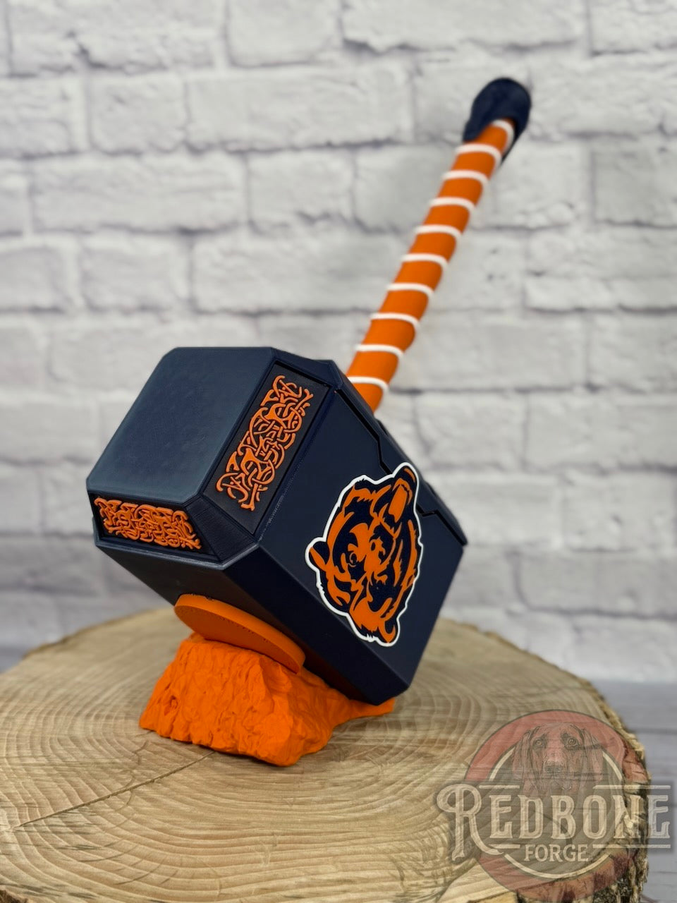 Chicago Bears-Inspired Mjolnir Thor Hammer
