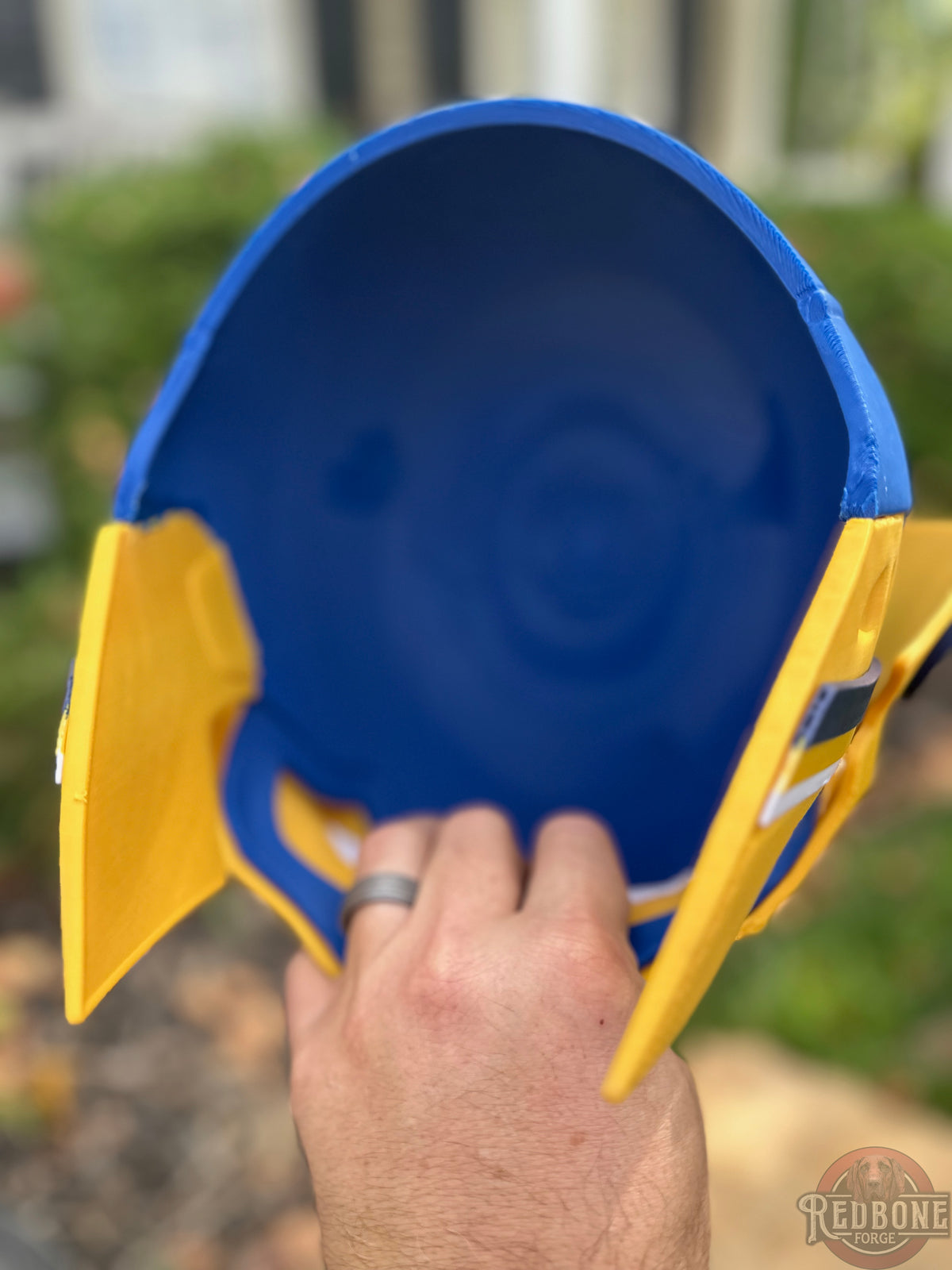 St. Louis Blues Wolverine 3D Printed Helmet
