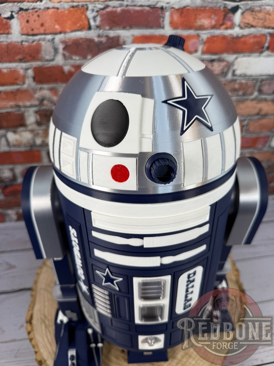 Dallas Cowboys R2 D2 3D Printed Helmet