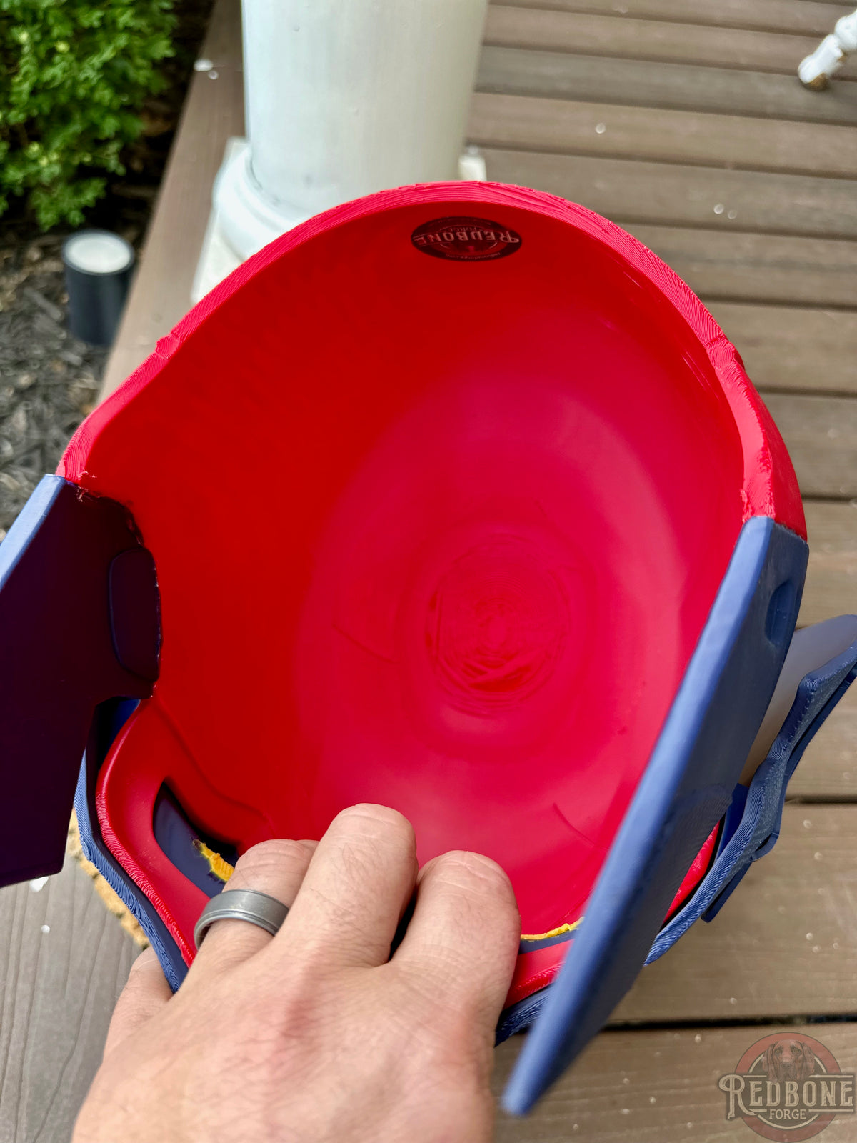 St. Louis Cardinals Wolverine Red & Navy 3D Printed Helmet