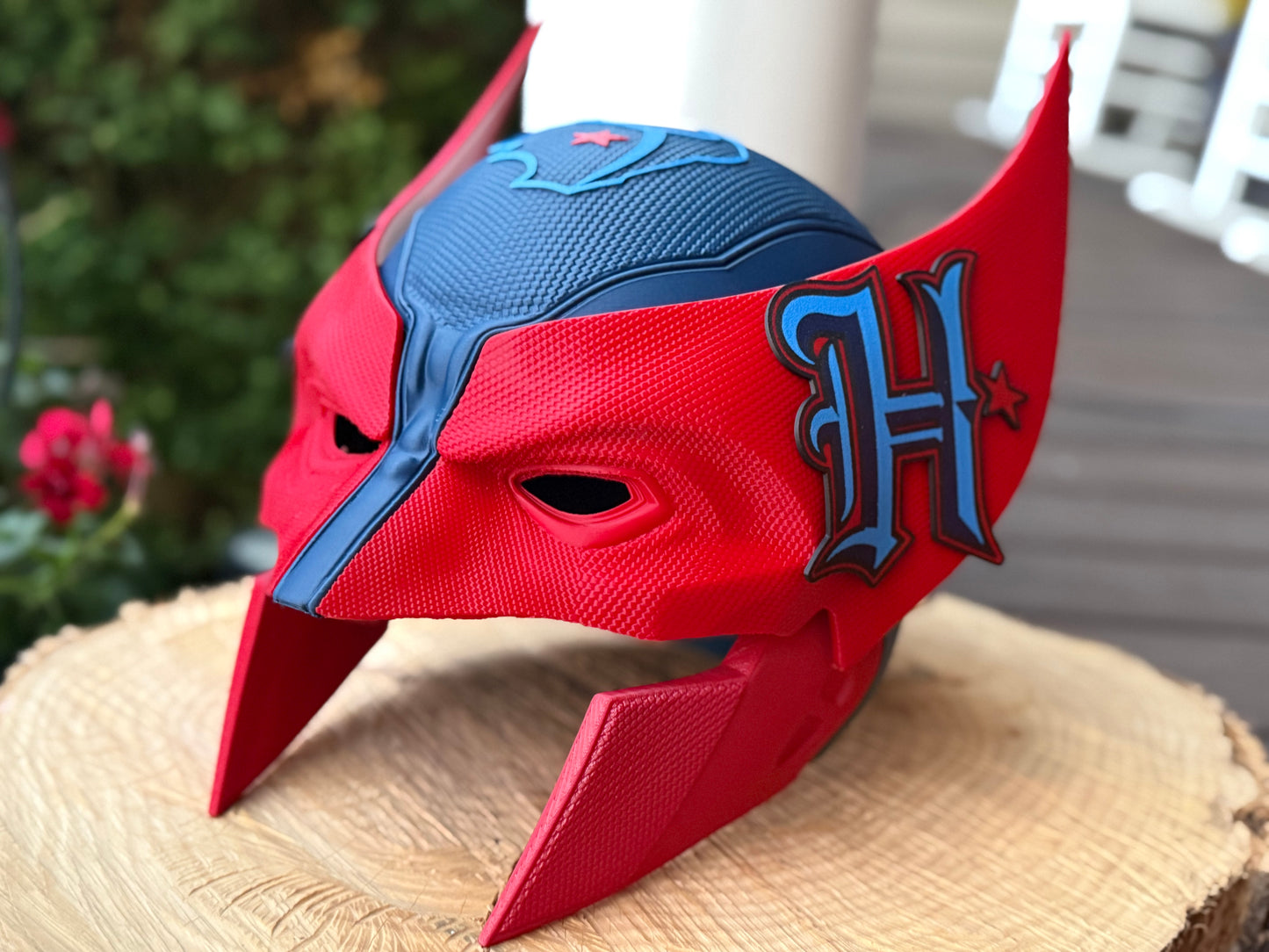 Custom Designed Mutant Cowl Helmet