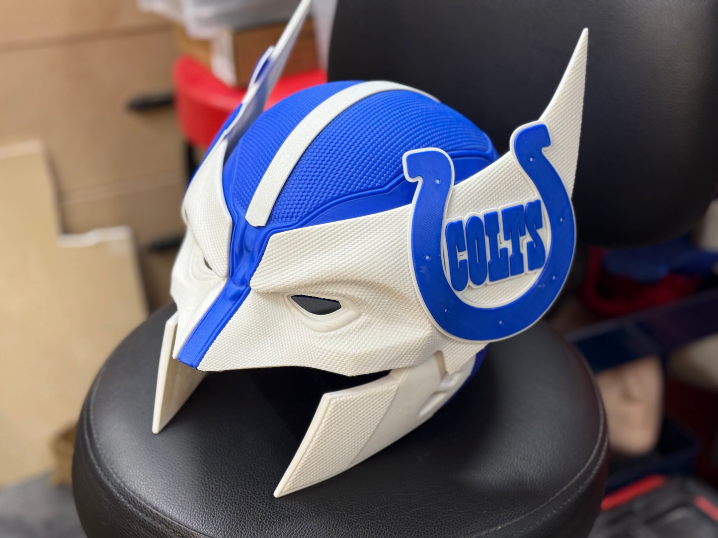 Custom Designed Mutant Cowl Helmet