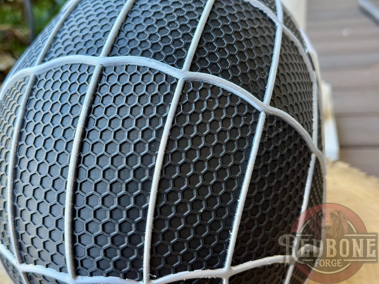 Vegas-Inspired Black & Silver Web Slinger Mask