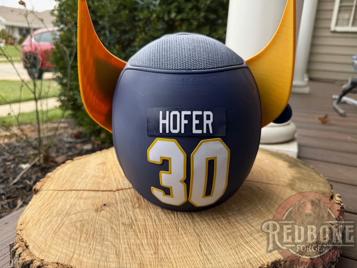 St. Louis Blues Wolverine Navy 3D Printed Helmet