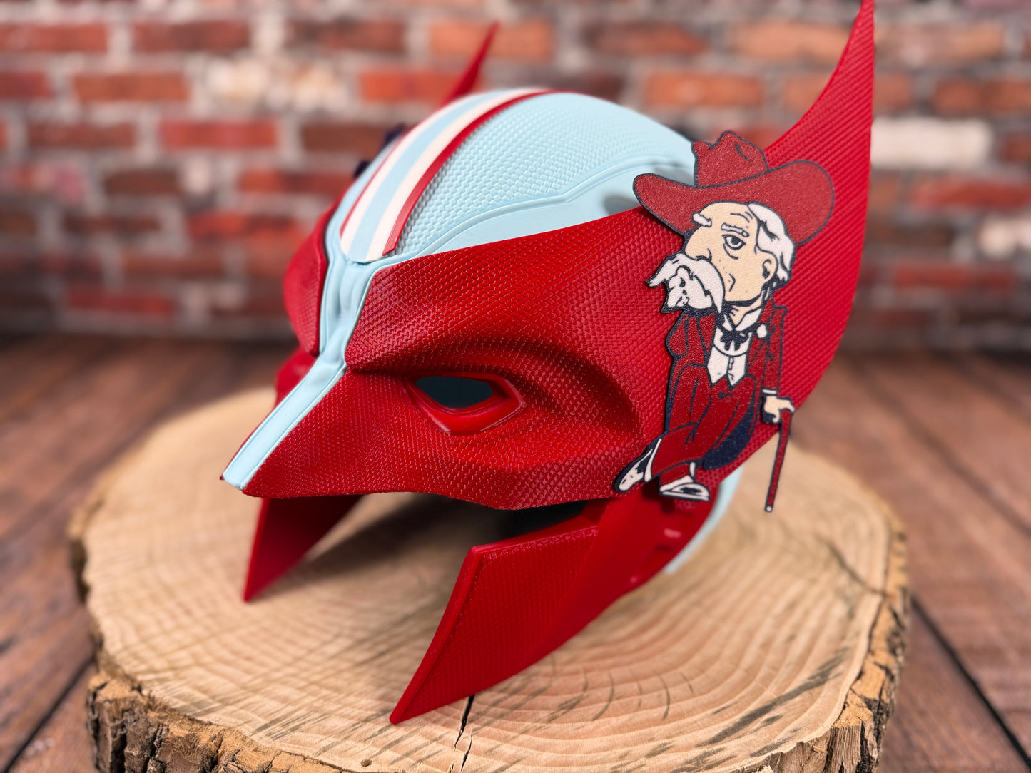 Custom Designed Mutant Cowl Helmet