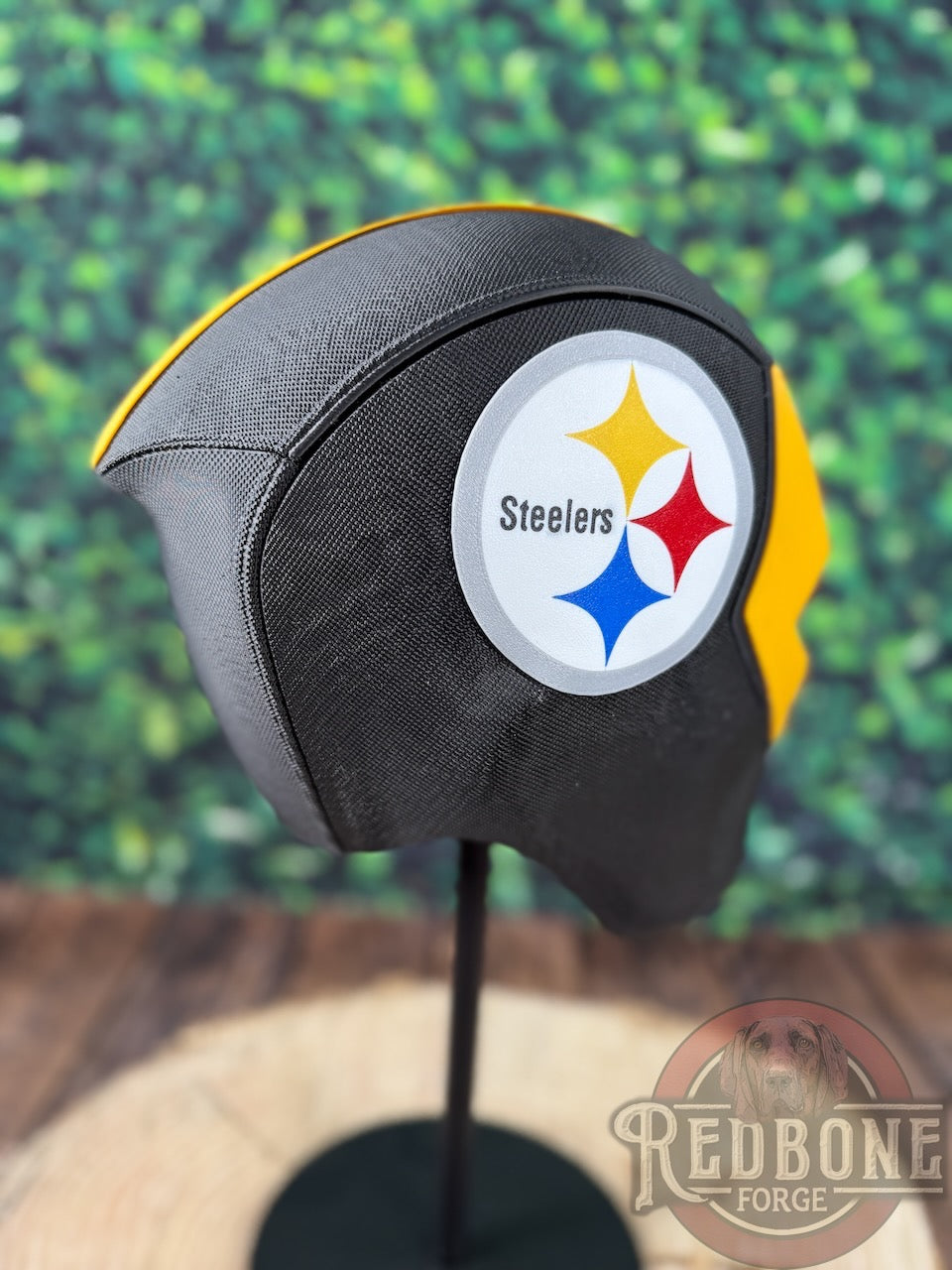 Pittsburgh-Inspired Yellow & Black Masked Mercenary Mask