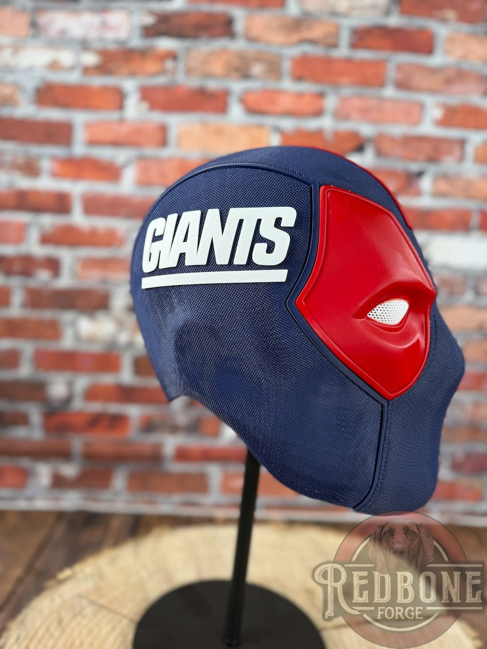 NY-Inspired Big Apple Red & Blue Masked Mercenary Mask