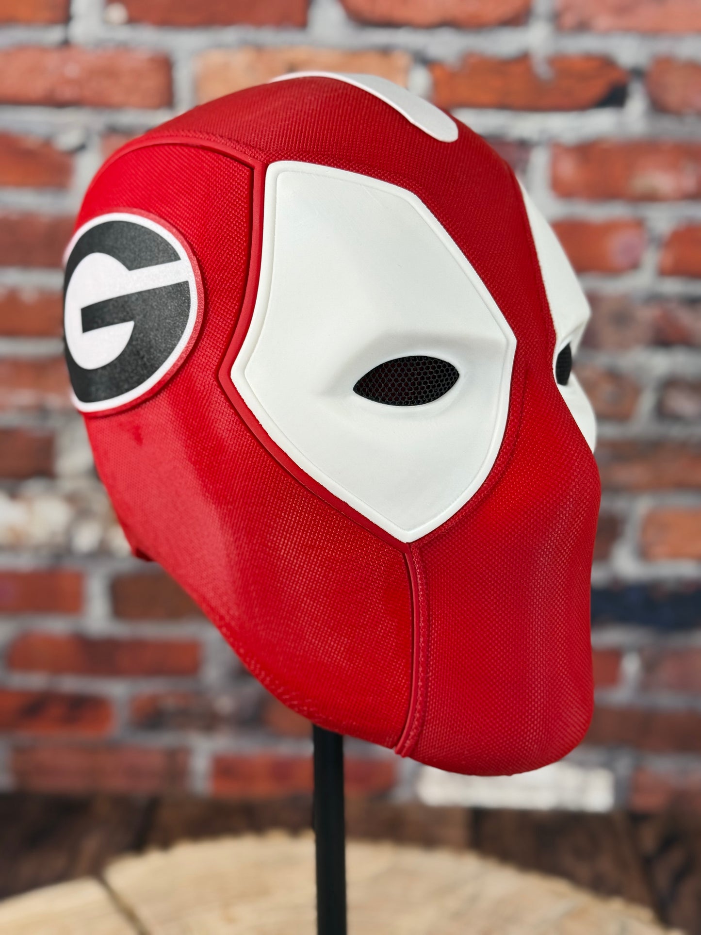 Custom Themed Deadpool Helmet Mask