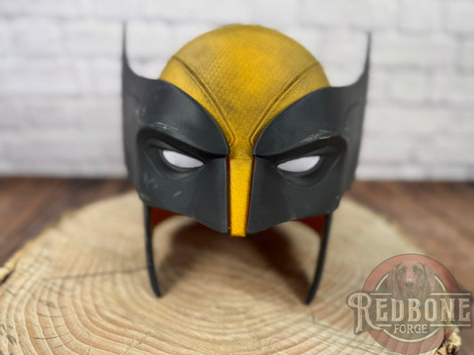 Movie Accurate Yellow & Black Weathered "Battle Worn" Mutant Cowl