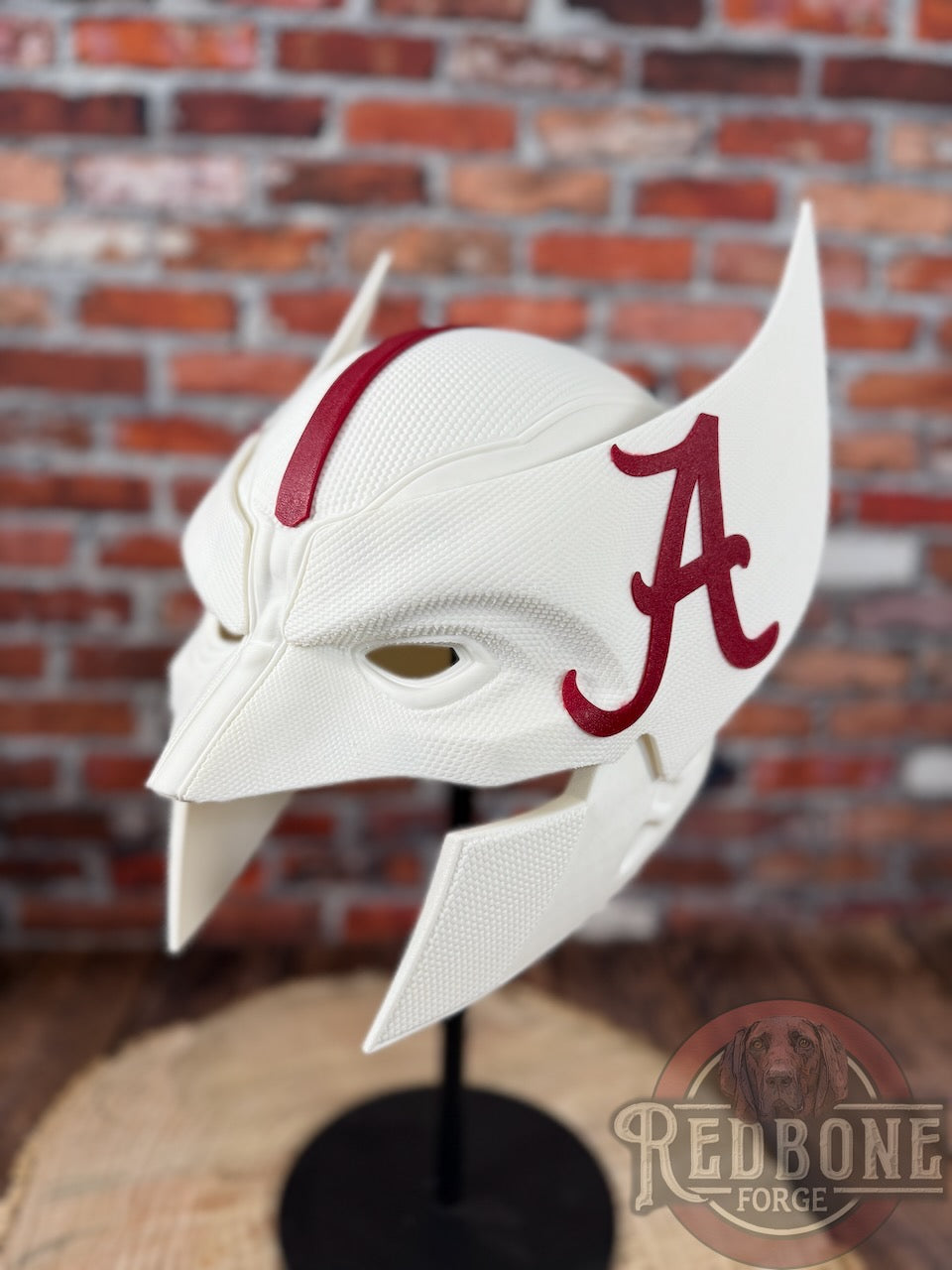 Alabama-Inspired White & Crimson Mutant Cowl