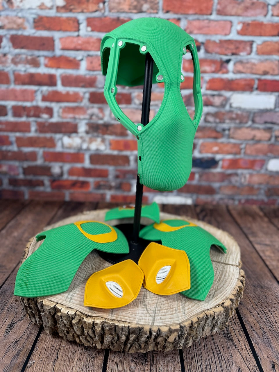 Oregon Ducks Deadpool 3D Printed Helmet