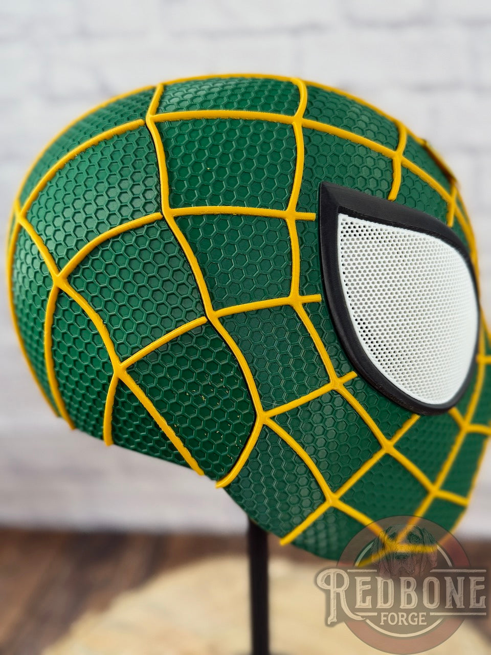 Green & Yellow Web Slinger Mask