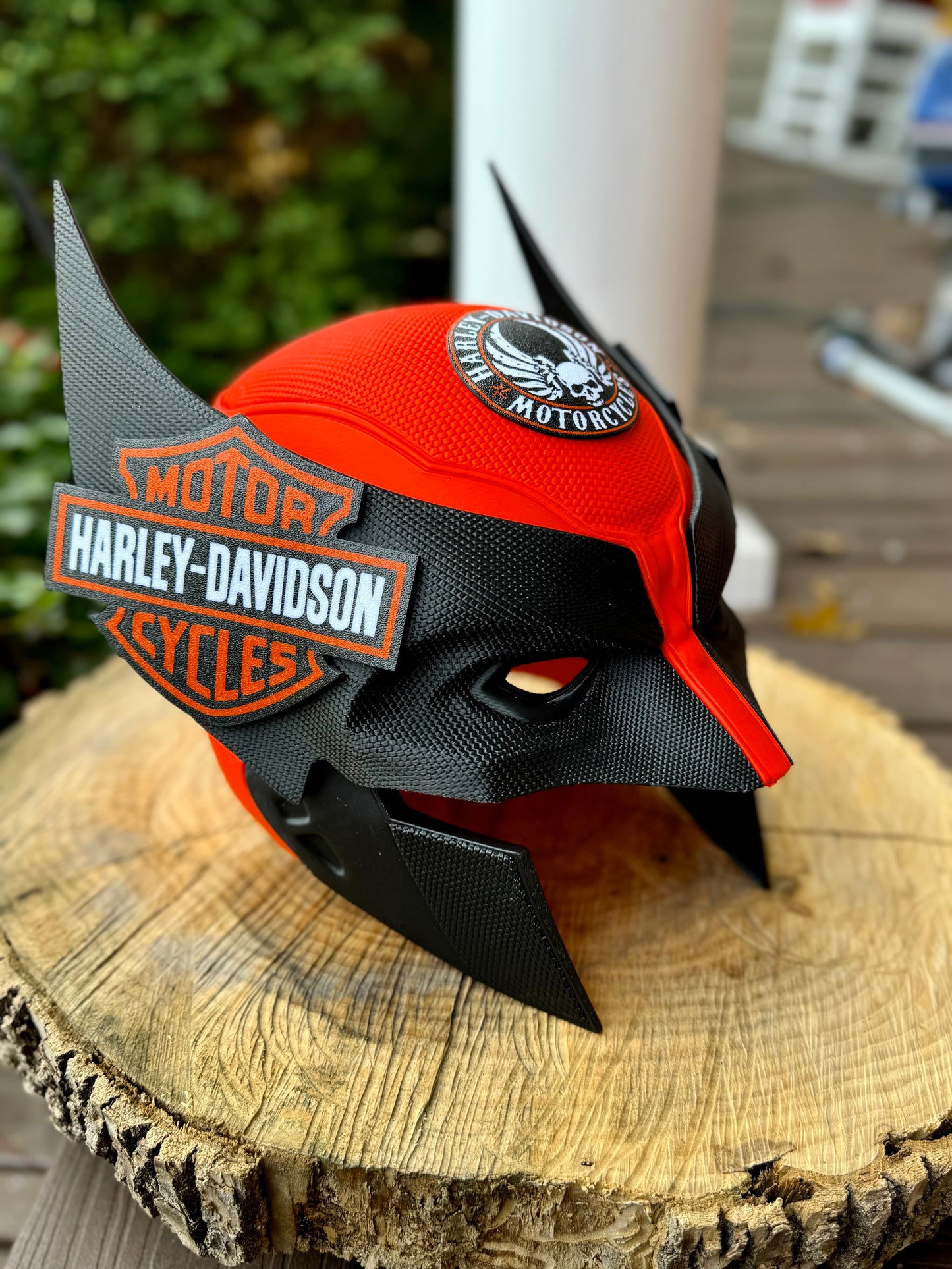 Custom Designed Mutant Cowl Helmet