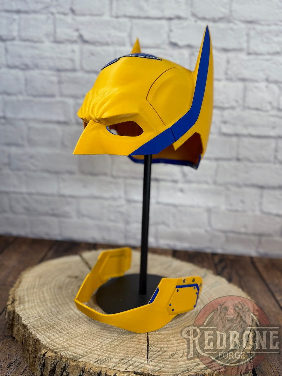 St. Louis Blues Batman 3D Printed Helmet