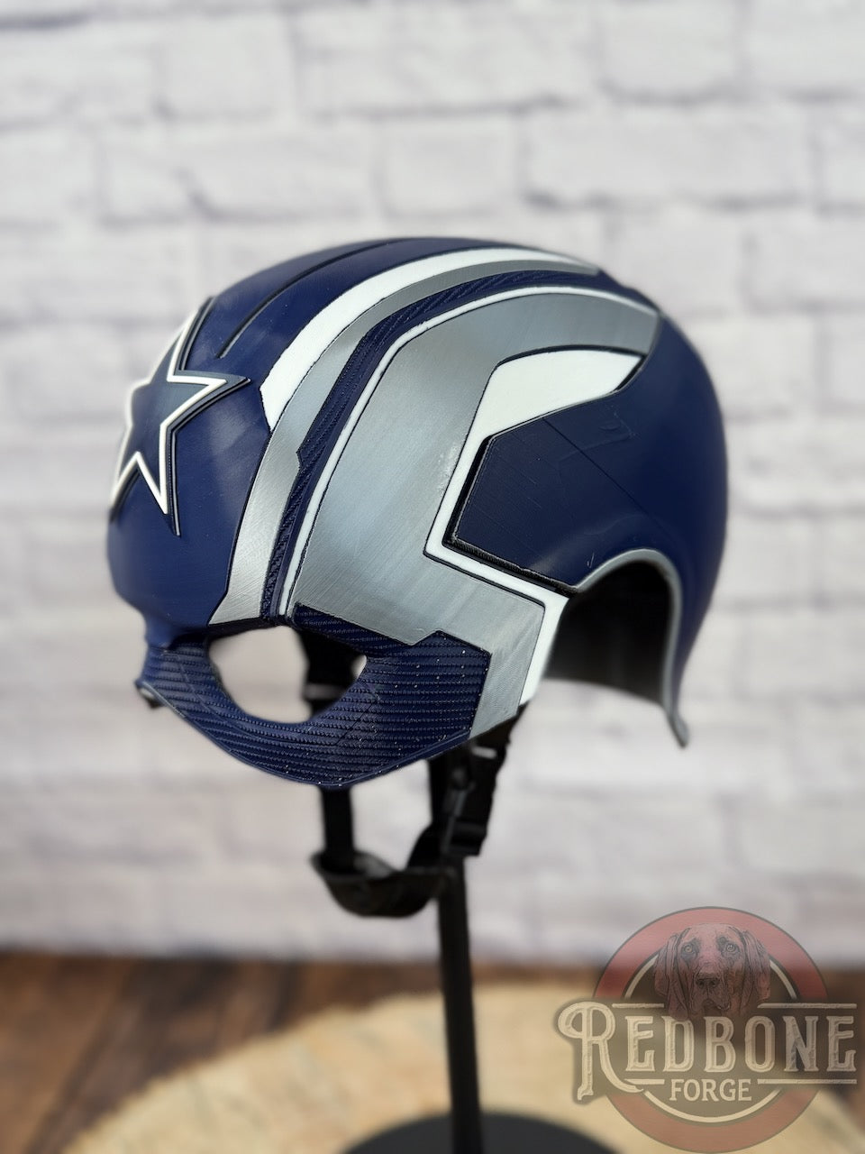 Dallas Cowboys Captain America 3D Printed Helmet
