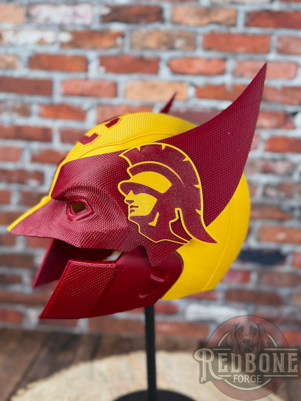 Usc Trojans Wolverine 3D Printed Helmet