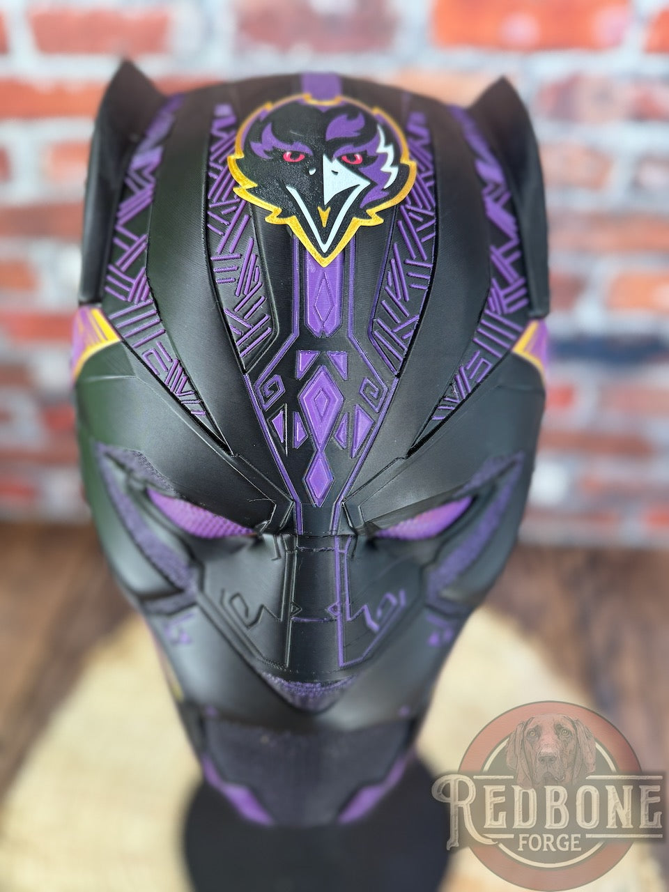 Baltimore Ravens Black Panther Helmet