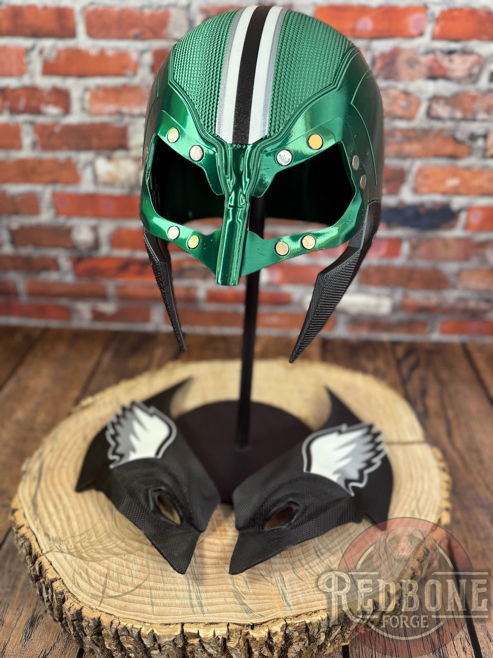 Eagles Metallic Wolverine 3D Printed Helmet