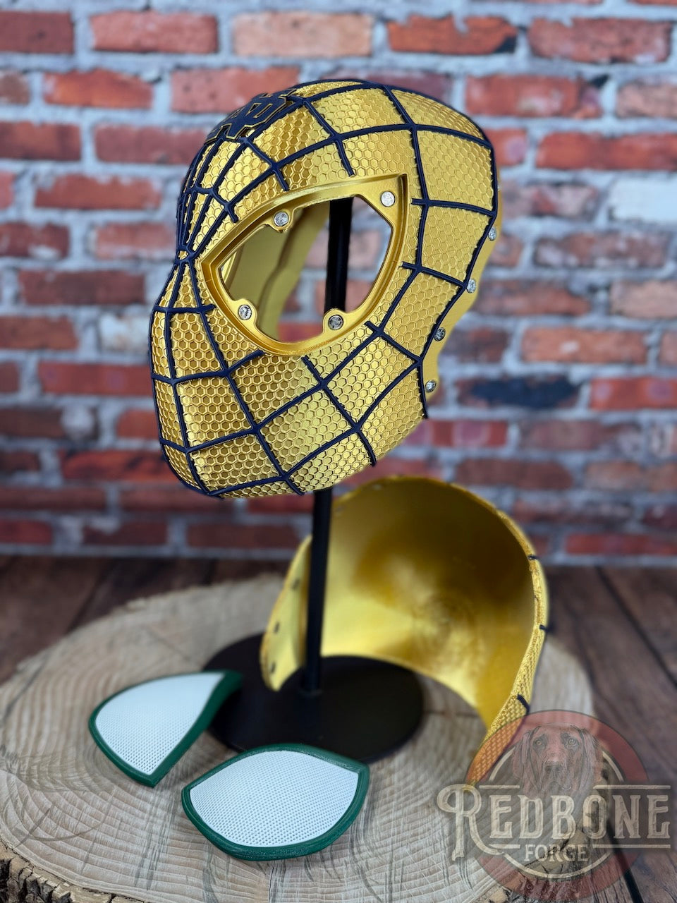 Notre Dame Spiderman 3D Printed Helmet