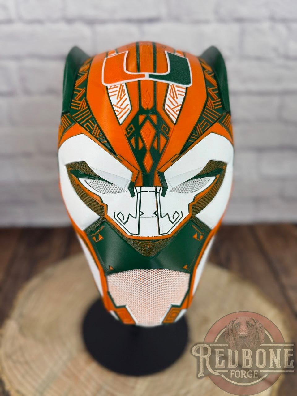 Miami Hurricanes Black Panther Helmet
