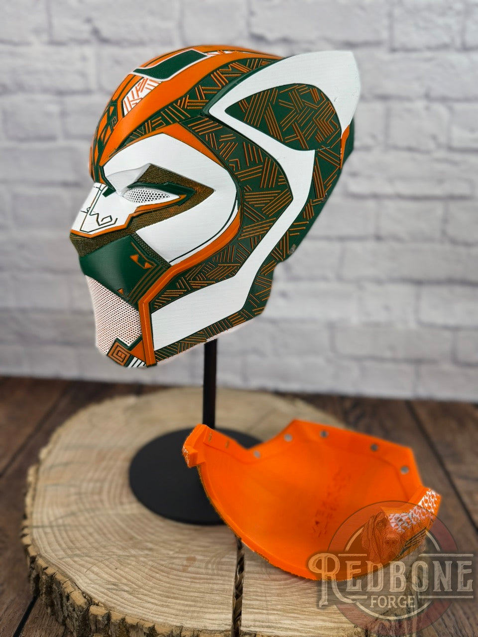 Miami Hurricanes Black Panther Helmet