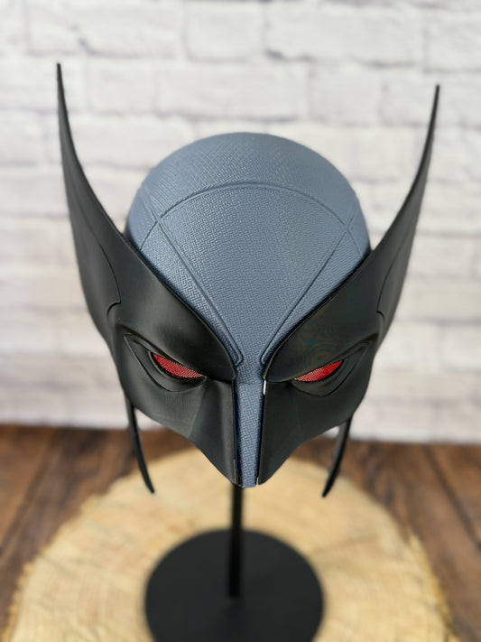 X-Force Grey & Black Mutant Cowl Helmet