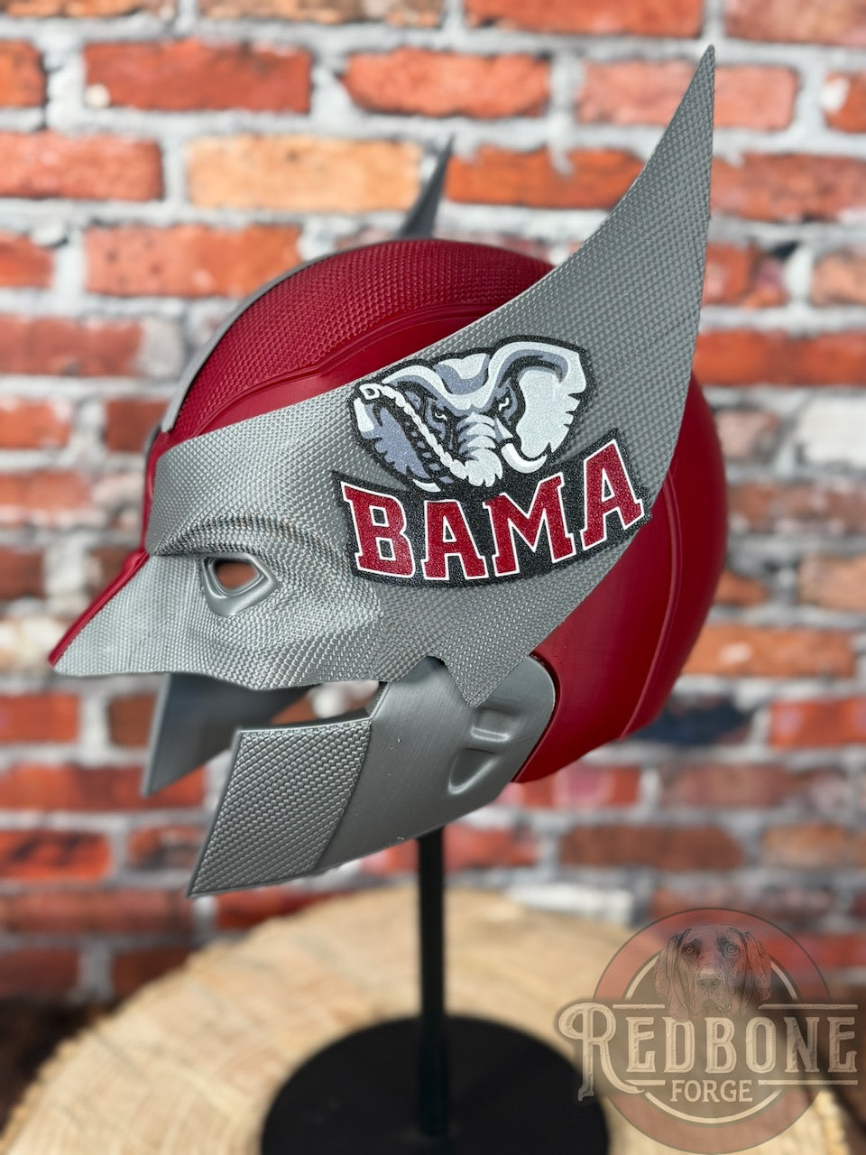 Alabama-Inspired Crimson & Gray Mutant Cowl