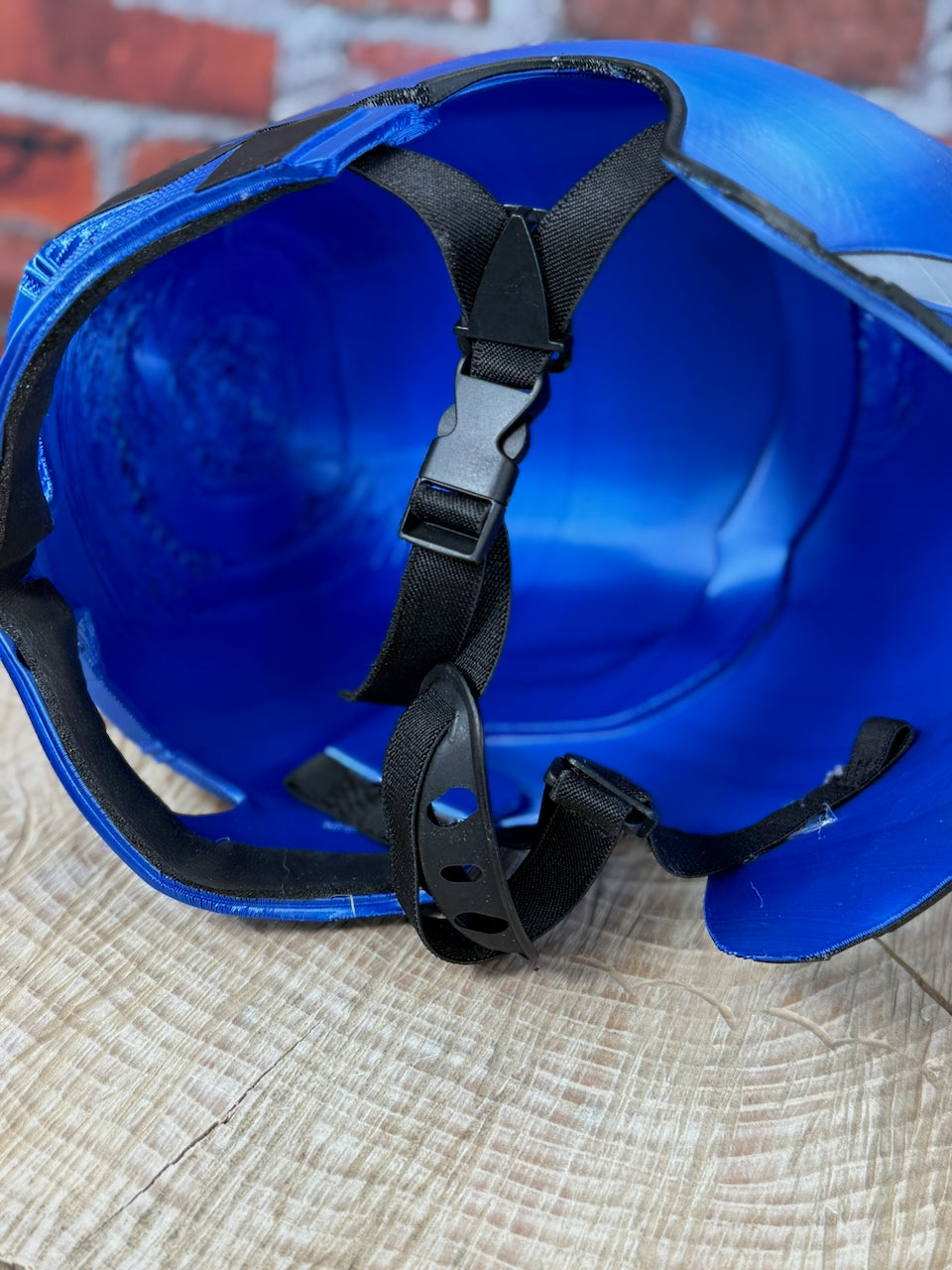 Detroit-Inspired Blue and Silver Liberty Defender Helmet