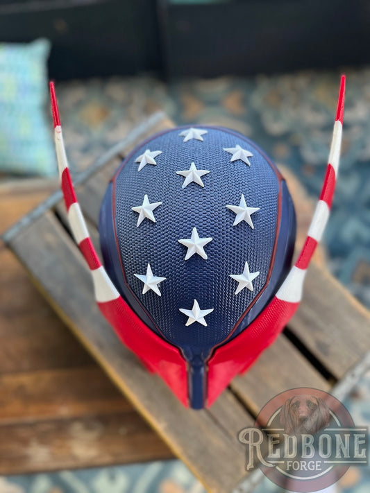 USA Inspired Red, White, & Blue Star Mutant Cowl