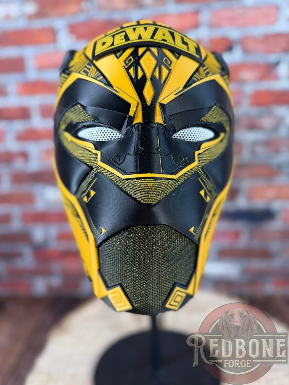 Custom Tribal Cat Panther Warrior Mask 3D Printed