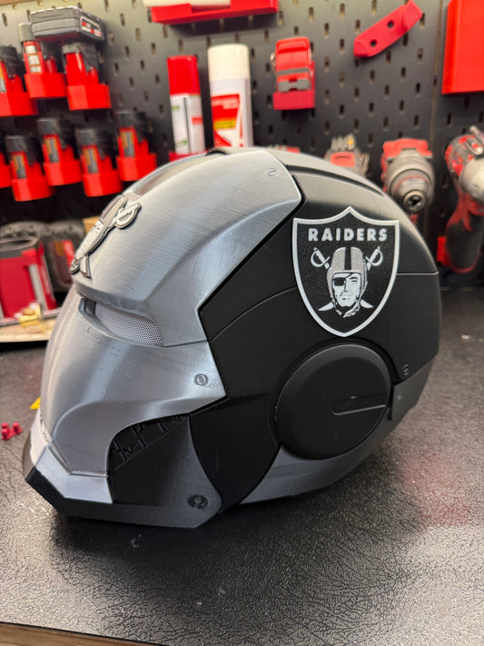 Custom Iron Hero Helmet - Mark X in Team Colors