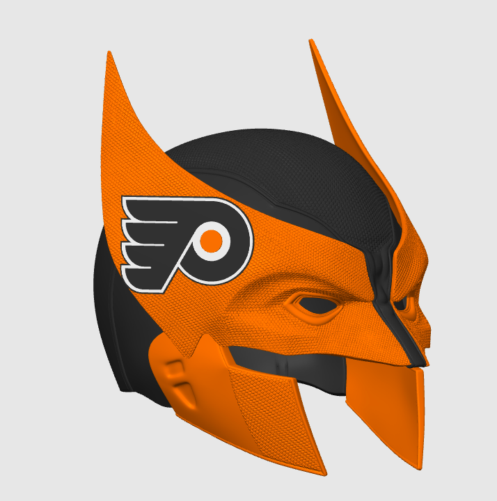 Custom Designed Mutant Cowl Helmet