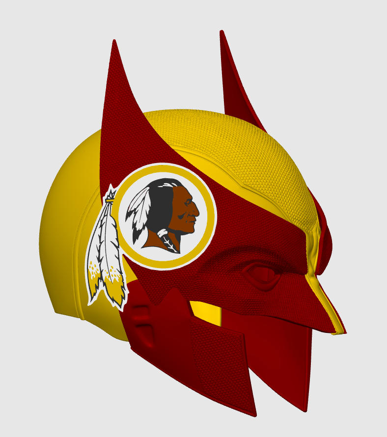 Custom Designed Mutant Cowl Helmet