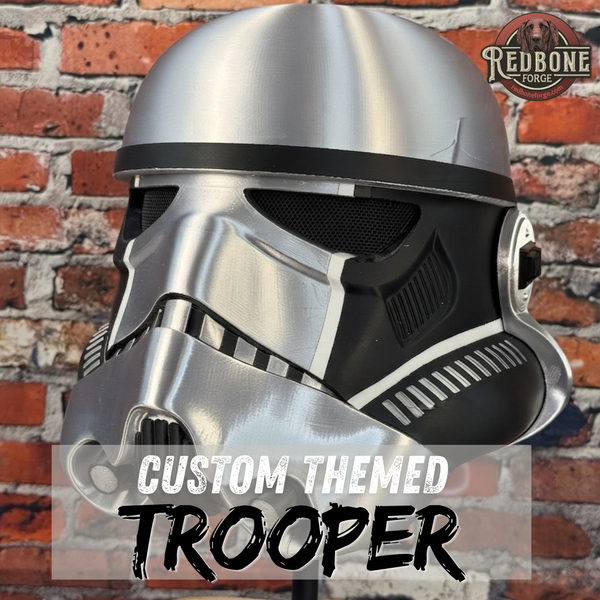 Custom Themed Space Trooper Wearable 3D Printed Helmet