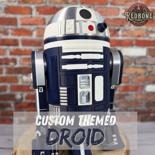 Custom Themed Astromech Shelf Droid