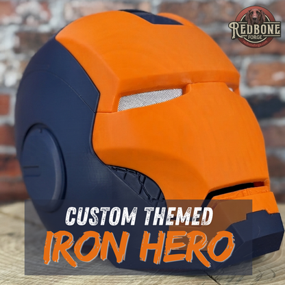 Custom Themed Iron Hero Wearable 3D Printed Helmet