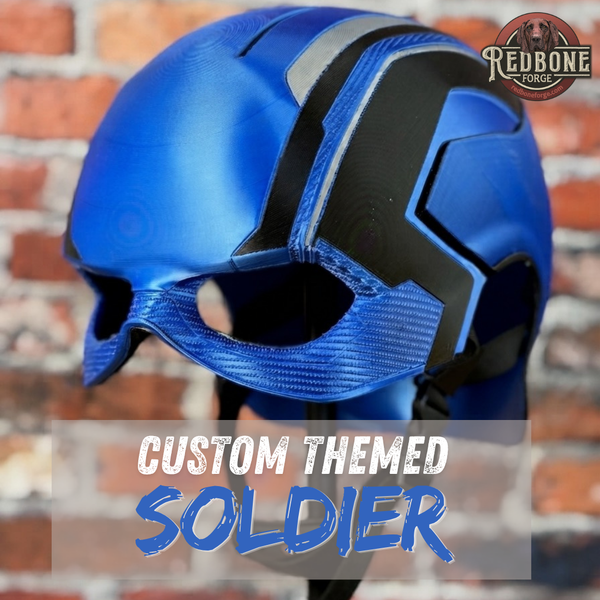Custom Themed American Soldier Wearable 3D Printed Helmet