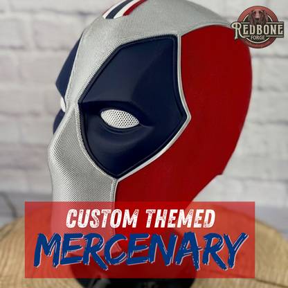 Custom Themed Masked Mercenary Mask 3D Printed Helmet
