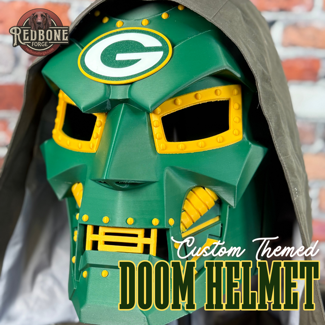 Custom Doom Helmet in Team Colors