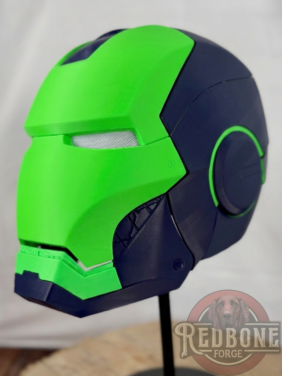 Custom Themed Iron Hero Wearable 3D Printed Helmet
