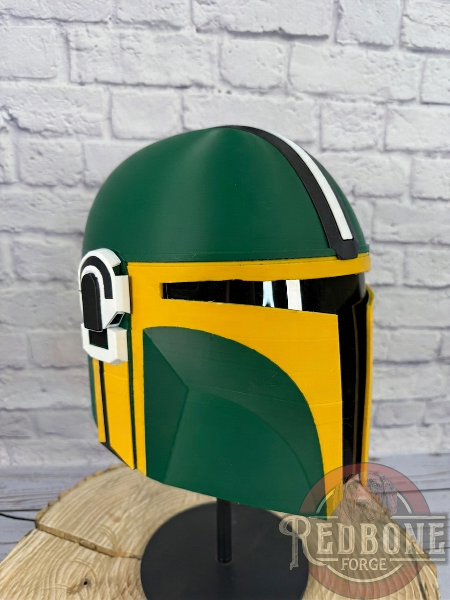 Custom Themed Bounty Hunder Wearable 3D Printed Helmet