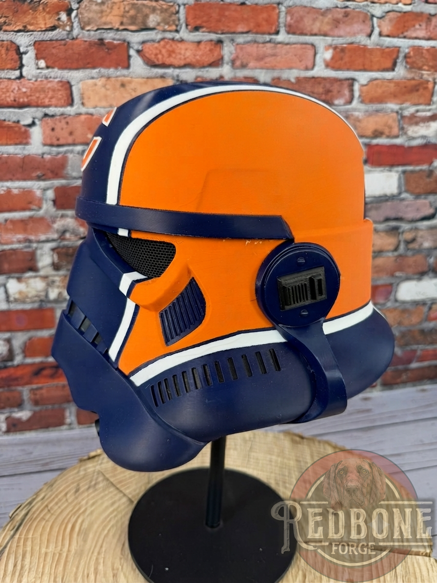 Custom Themed Space Trooper Wearable 3D Printed Helmet
