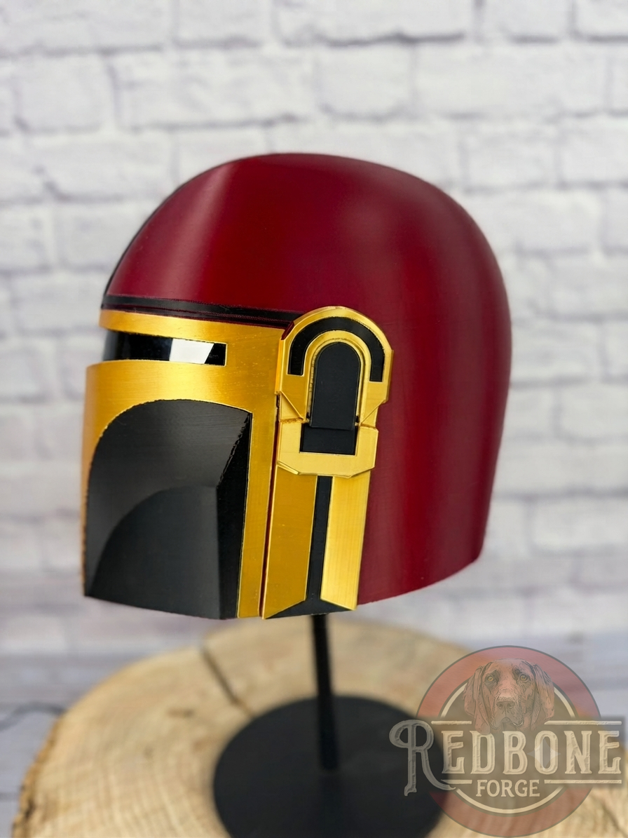 Custom Themed Bounty Hunder Wearable 3D Printed Helmet