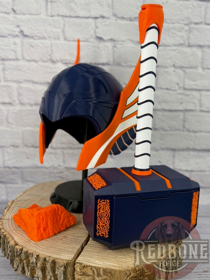 Custom Themed Norse God Helmet 3D Printed