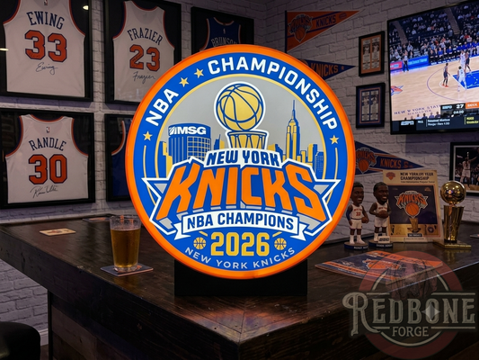 New York Knicks 2026 NBA Champions LED Light Box